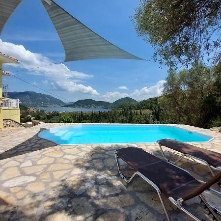 Villa Sunrise With Stunning Views And Private Pool Katokhórion Eksteriør billede