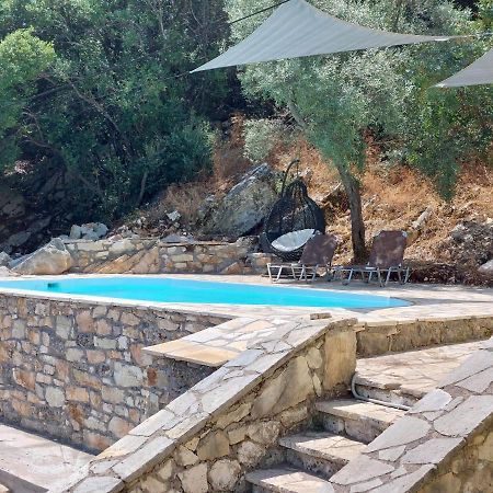 Villa Sunrise With Stunning Views And Private Pool Katokhórion Eksteriør billede