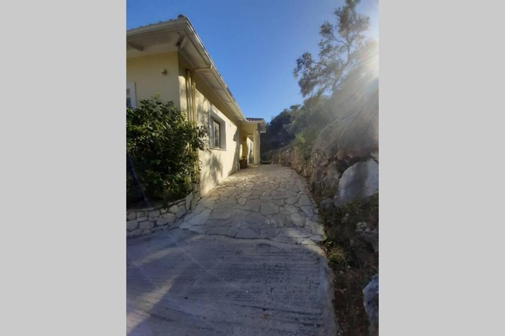 Villa Sunrise With Stunning Views And Private Pool Katokhórion Eksteriør billede